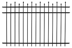 Antebellum Madison Aluminum Fence