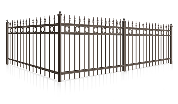 Decorative Metal fence installation for the Naples Florida area.