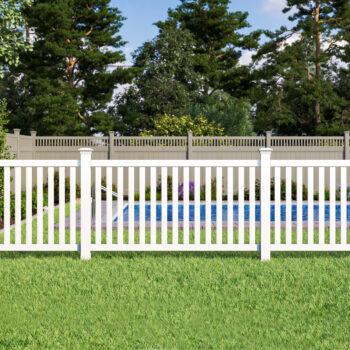 Barrette Closed Picket Vinyl Fence