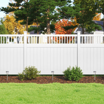 Barrette Closed Spindle Top Vinyl Fence