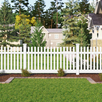 Barrette Dog-Ear Picket Vinyl Fence