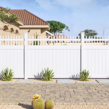 Barrette Open Spindle Top Vinyl Fence