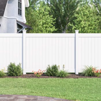 Barrette Solid Privacy Vinyl Fence