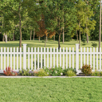 Barrette Spade Picket Vinyl Fence