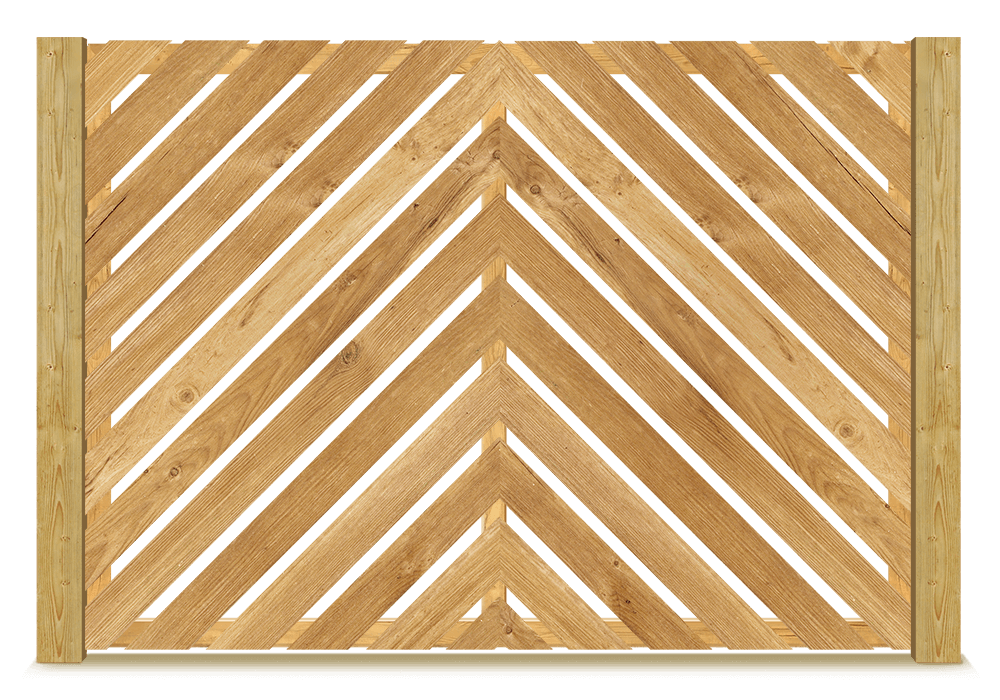 Wood Decorative Fencing in Naples Florida